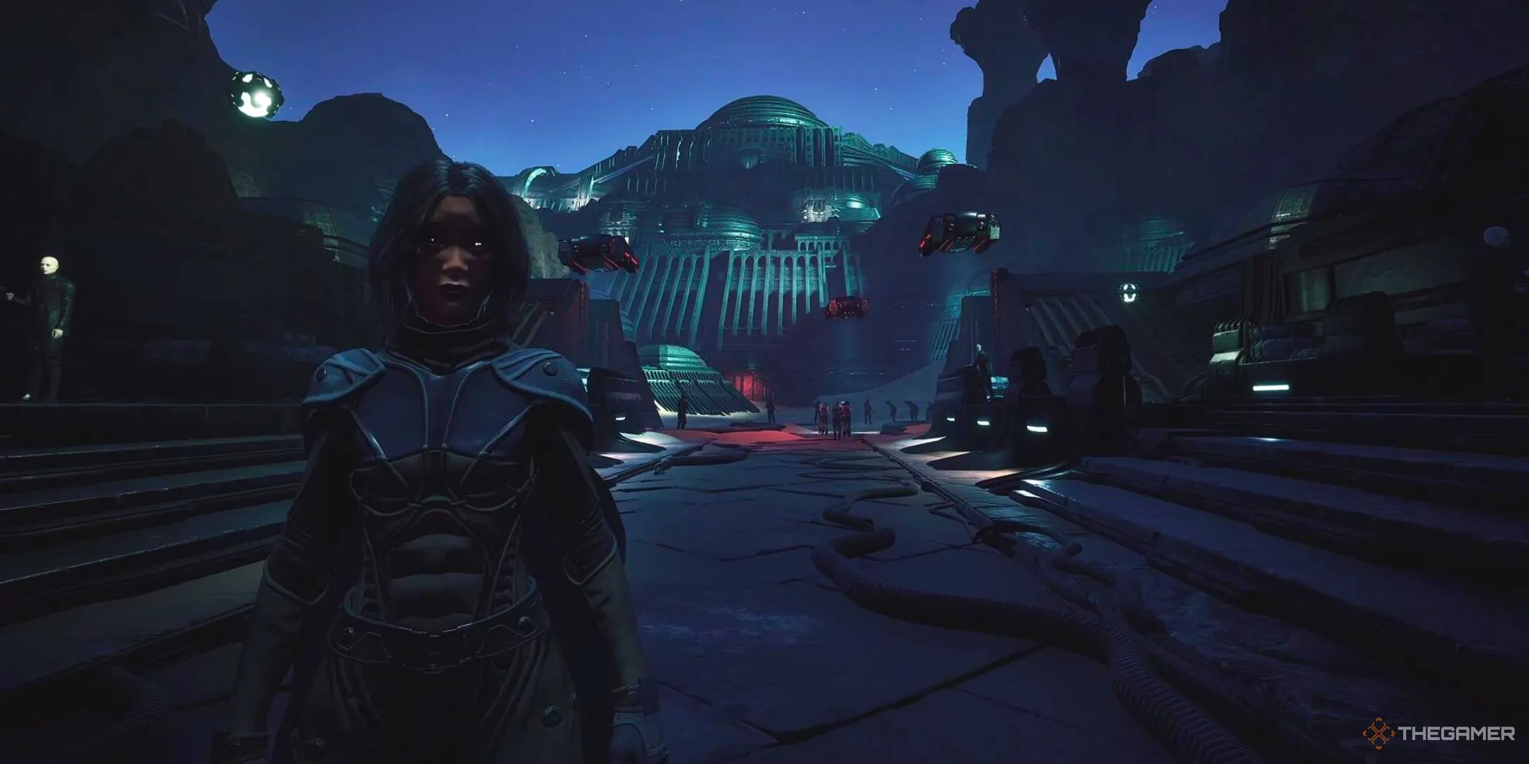 Feyd-Rautha Harkonnen trên hành tinh Giedi Prime, hình ảnh tượng trưng cho đấu trường PvP máu lửa trong Dune: Awakening.