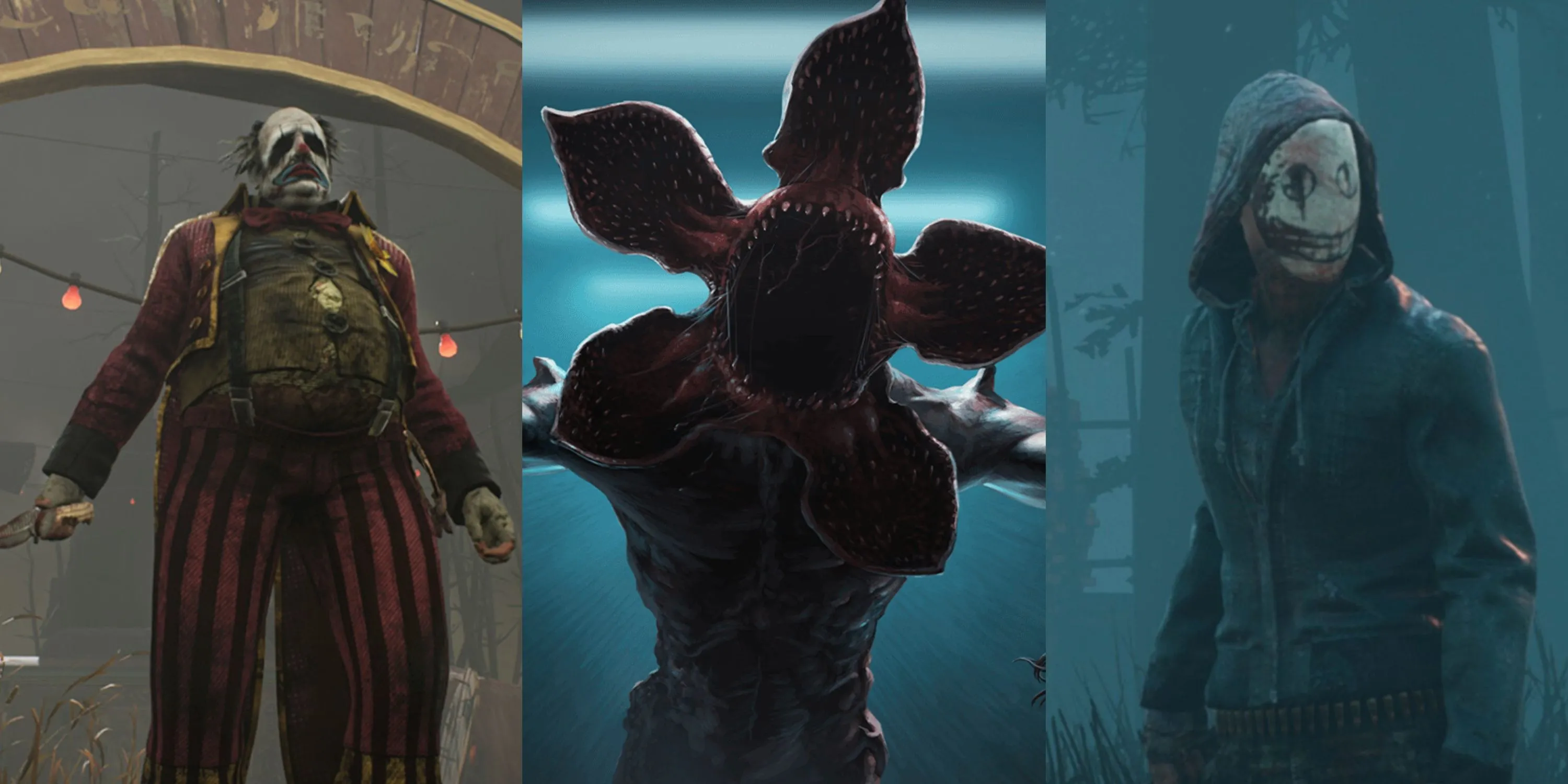 Hình ảnh minh họa các Killer dễ mở khóa đầu tiên trong Dead by Daylight, gợi ý cho người chơi mới.