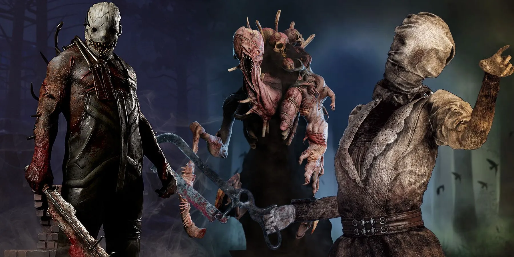 Hình ảnh xếp hạng các Killer trong Dead by Daylight, thể hiện đa dạng nhân vật phản diện trong game.
