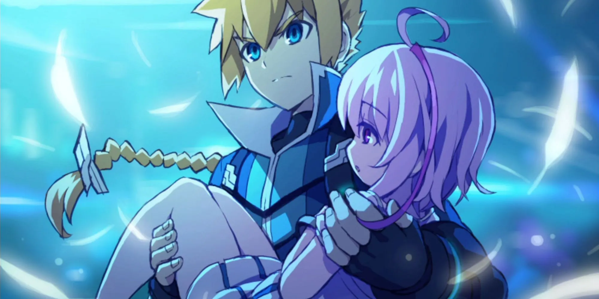Kirin trong game Azure Striker Gunvolt Trilogy Enhanced với kỹ năng đặc trưng