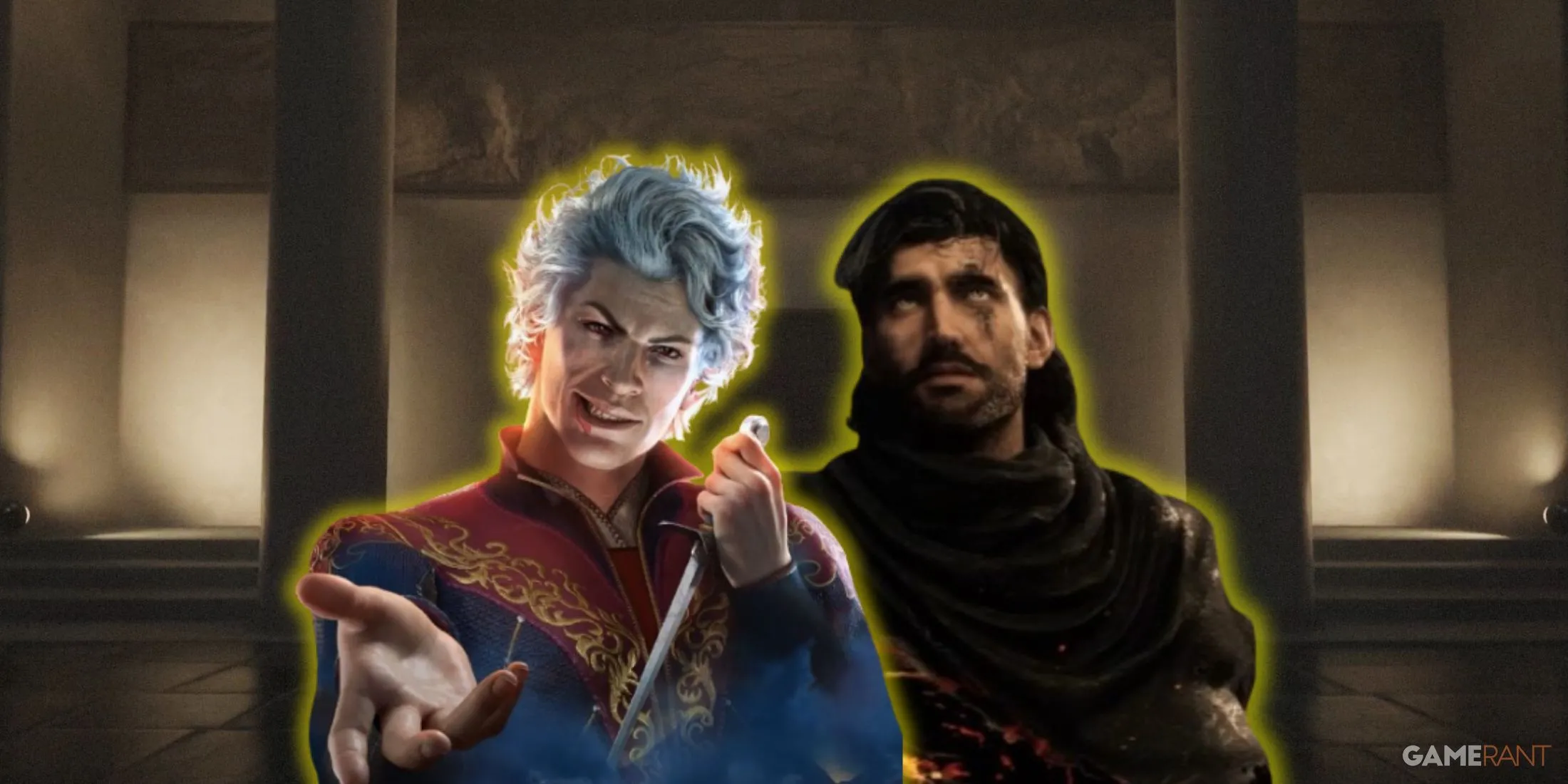Neil Newbon trong vai Astarion của Baldur's Gate 3 và hình ảnh gợi cảm hứng từ Dead Take