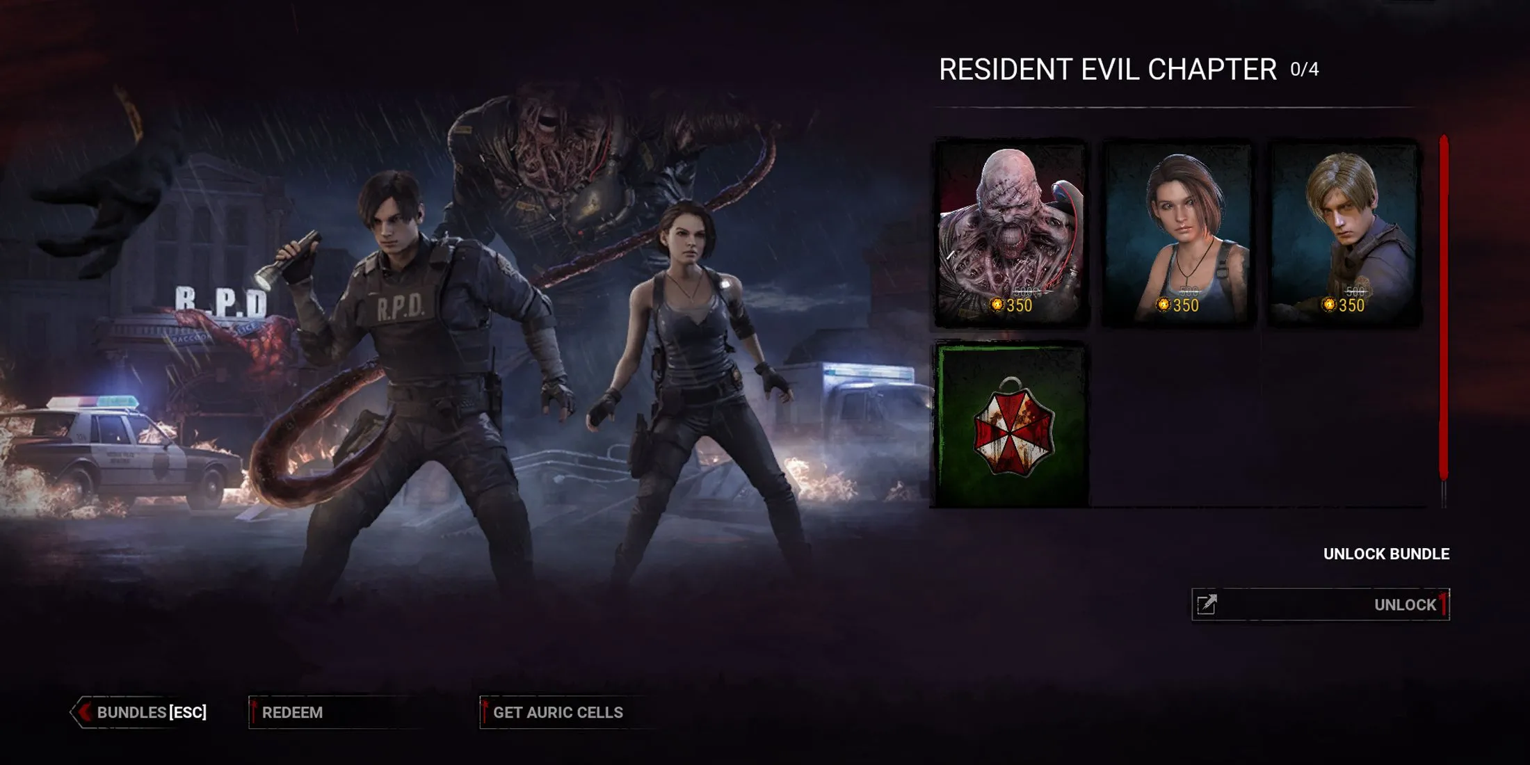 Nemesis T-Type trong Dead by Daylight, nhân vật nổi bật từ chương Resident Evil, thể hiện sức mạnh và sự đáng sợ của mình.
