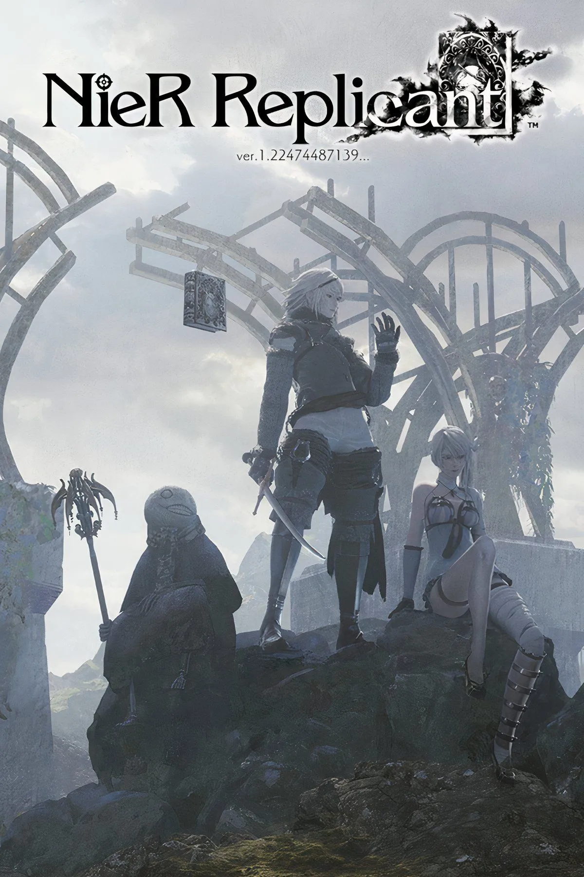 NieR Replicant ver.1.22474487139... với nhân vật chính và Grimoire Weiss, bản remaster có thêm kết thúc bí mật gây tranh cãi.