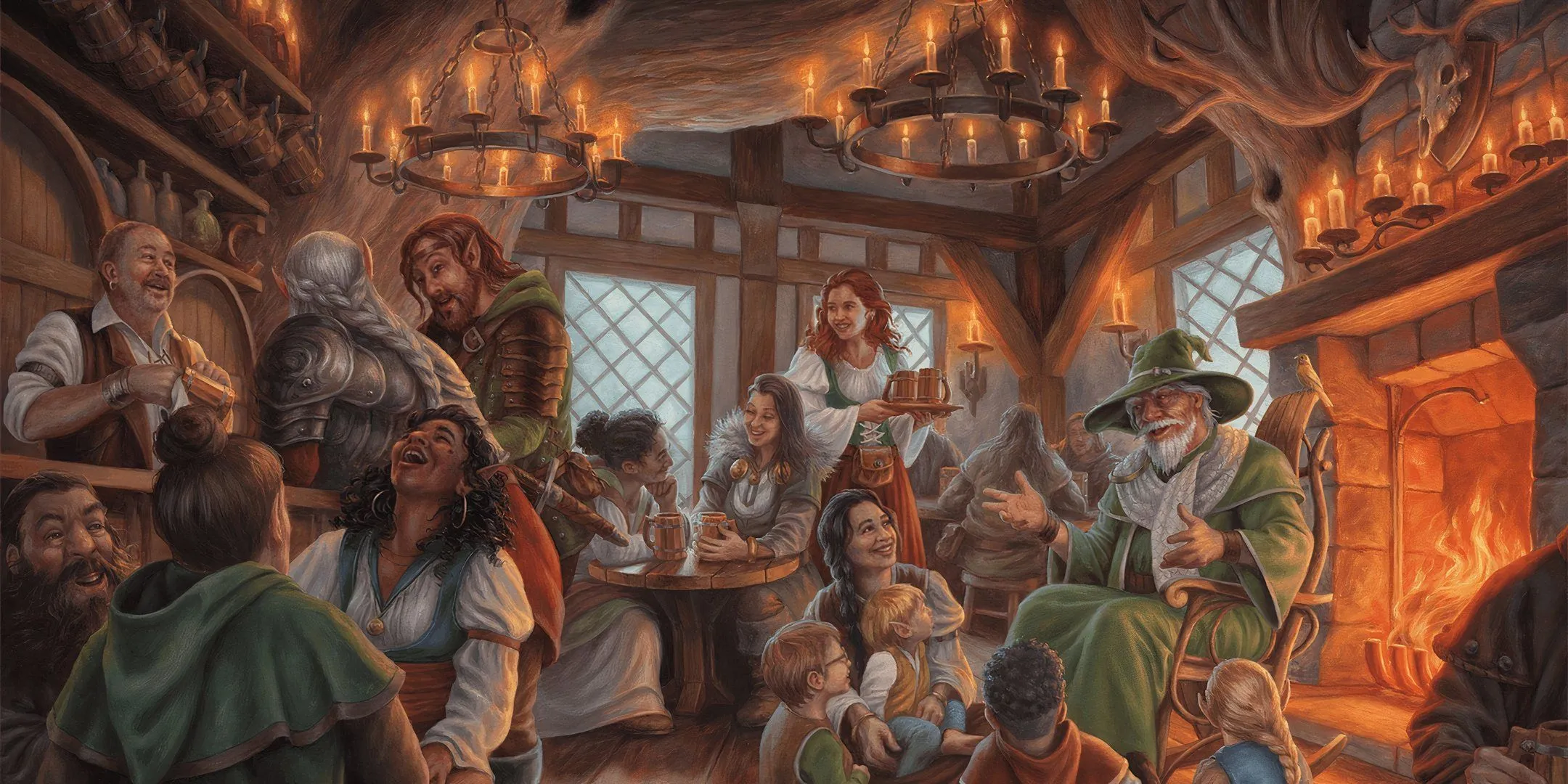 Nội thất quán rượu Dragonlance trong Dungeons &amp; Dragons.
