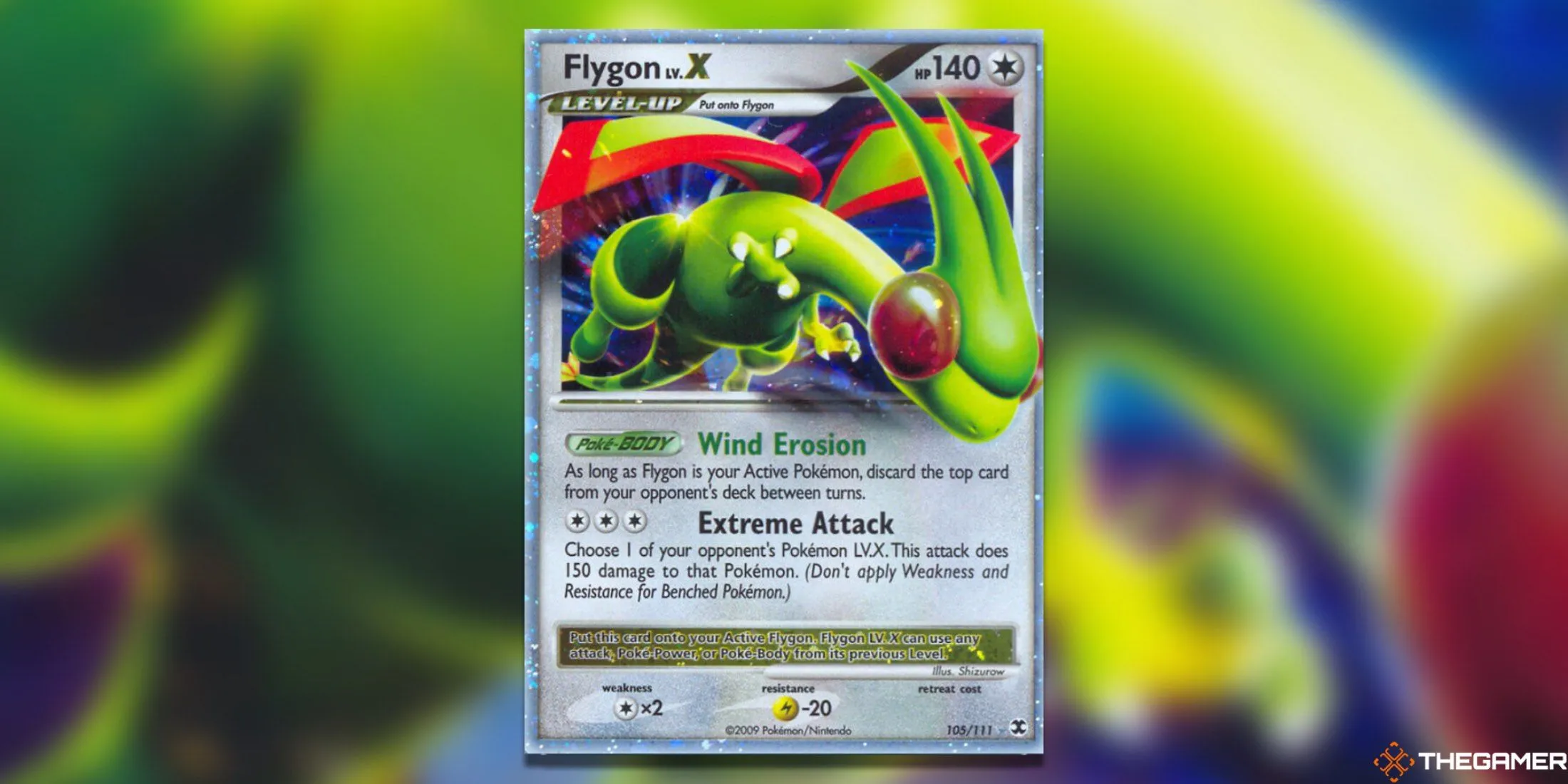 Thẻ bài Pokemon TCG Flygon LV. X Ultra Rare từ set Rising Rivals, một bất ngờ về giá trị