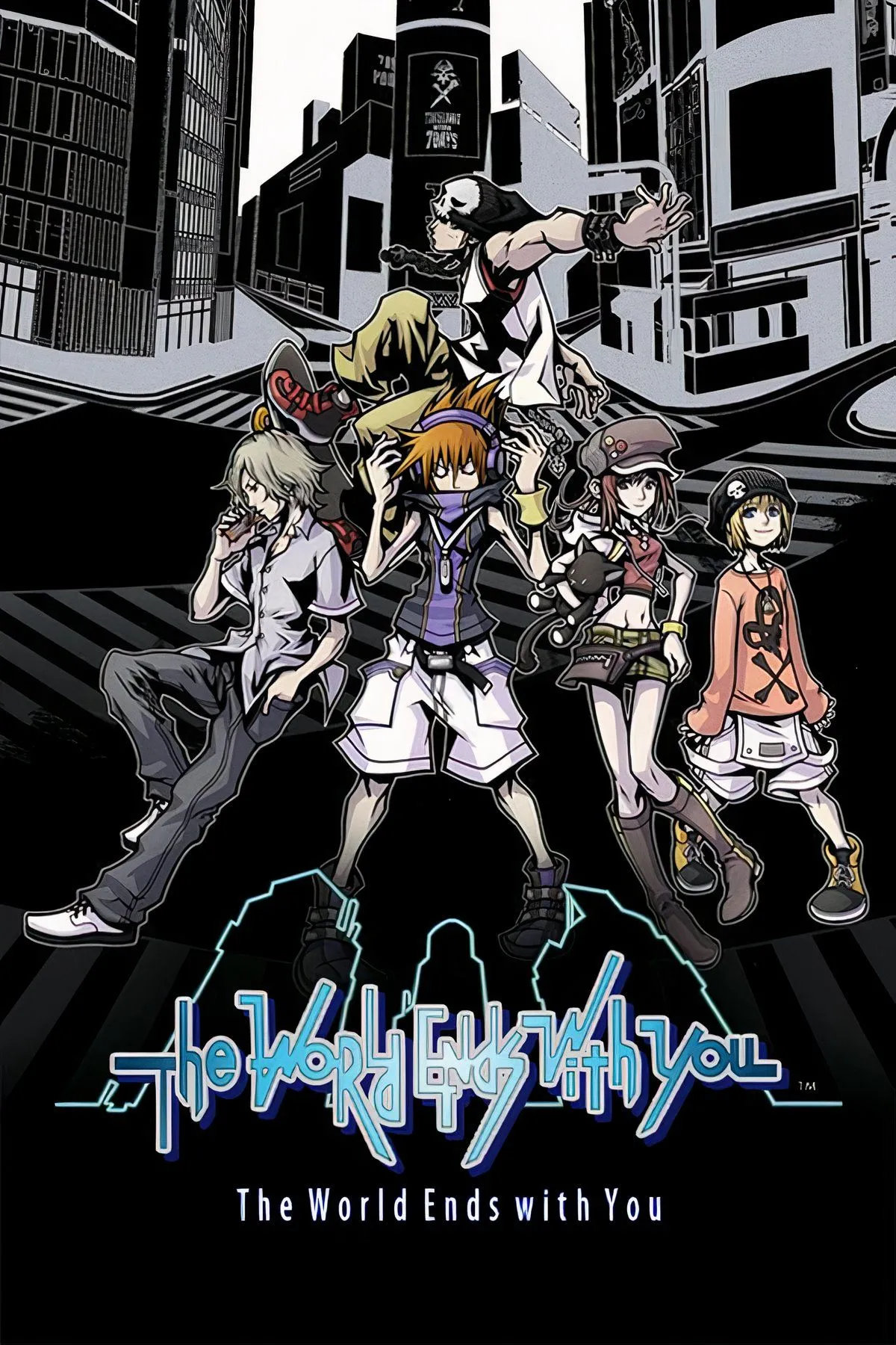 The World Ends With You 2007 main characters in Shibuya.