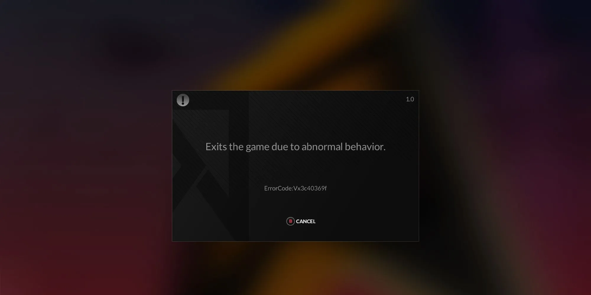 Thông báo lỗi từ hệ thống anti-cheat trong DJMAX Respect V, minh họa sự can thiệp của DRM vào game PC
