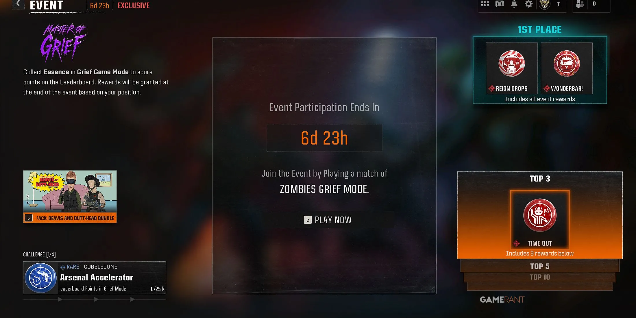 Tổng hợp các phần thưởng GobbleGum độc quyền từ sự kiện Master of Grief trong Black Ops 6 Zombies, bao gồm cả phần thưởng bảng xếp hạng và cột mốc.