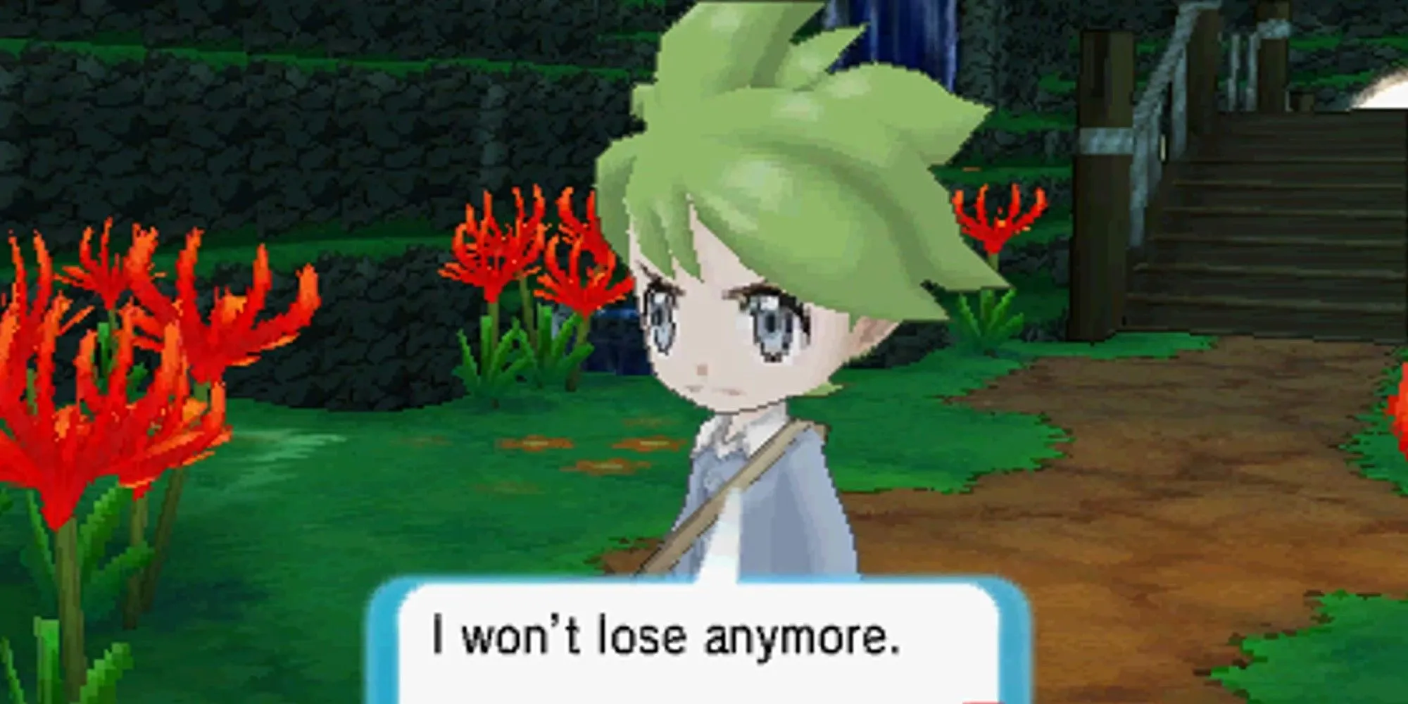 Wally thách đấu người chơi trong Pokemon Omega Ruby và Alpha Sapphire với môi trường 3D nhưng vẫn giữ nét quen thuộc