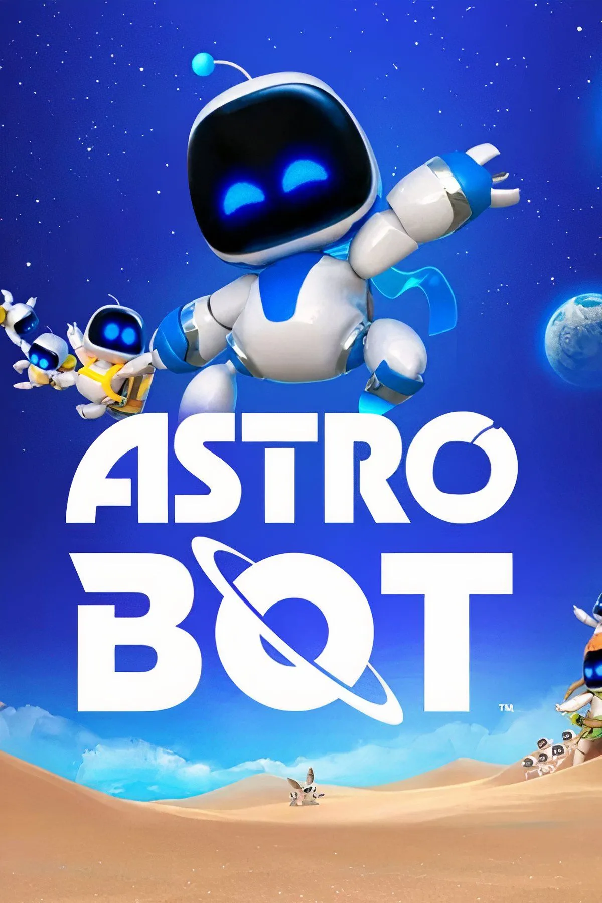 Ảnh bìa chính thức của game Astro Bot trên PlayStation 5