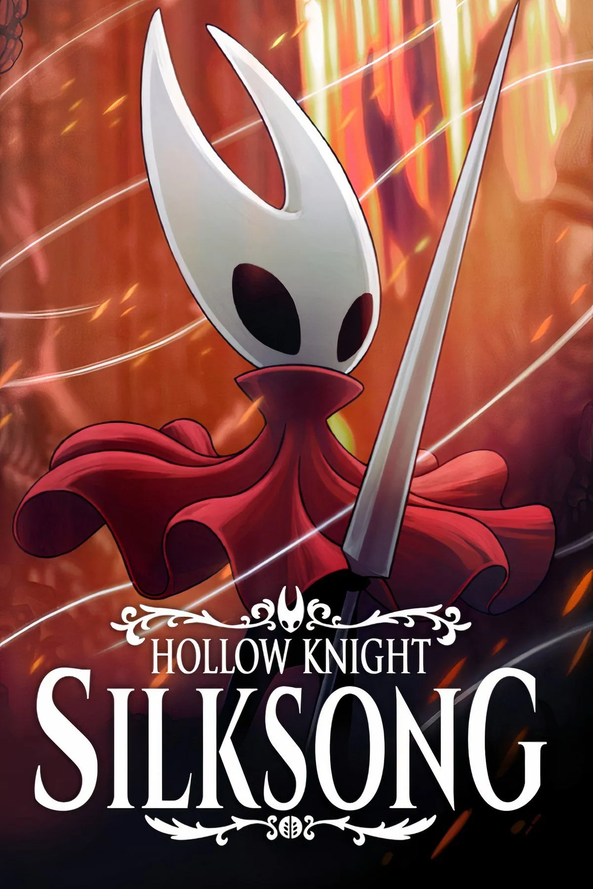 Ảnh bìa chính thức của Hollow Knight Silksong, biểu tượng cho sự chờ đợi và tầm vóc của game