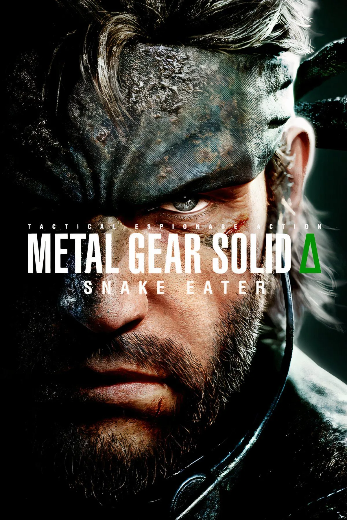 Artwork chính thức của Metal Gear Solid Delta: Snake Eater, thể hiện biểu tượng và không khí của phiên bản remaster.