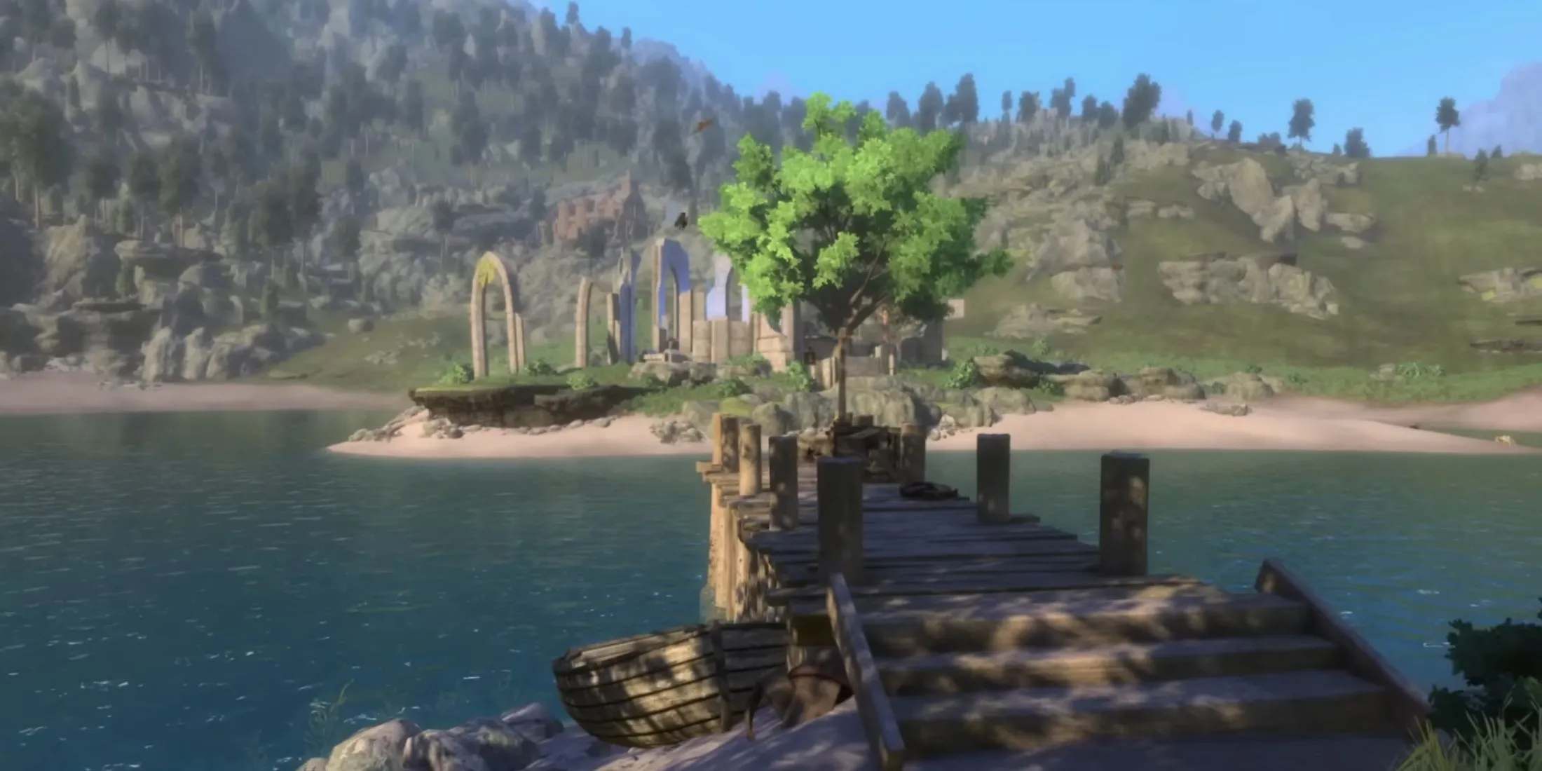 Cảnh quan hùng vĩ trong 15 phút gameplay của Skyblivion, cho thấy sự lột xác về đồ họa và thế giới Cyrodiil