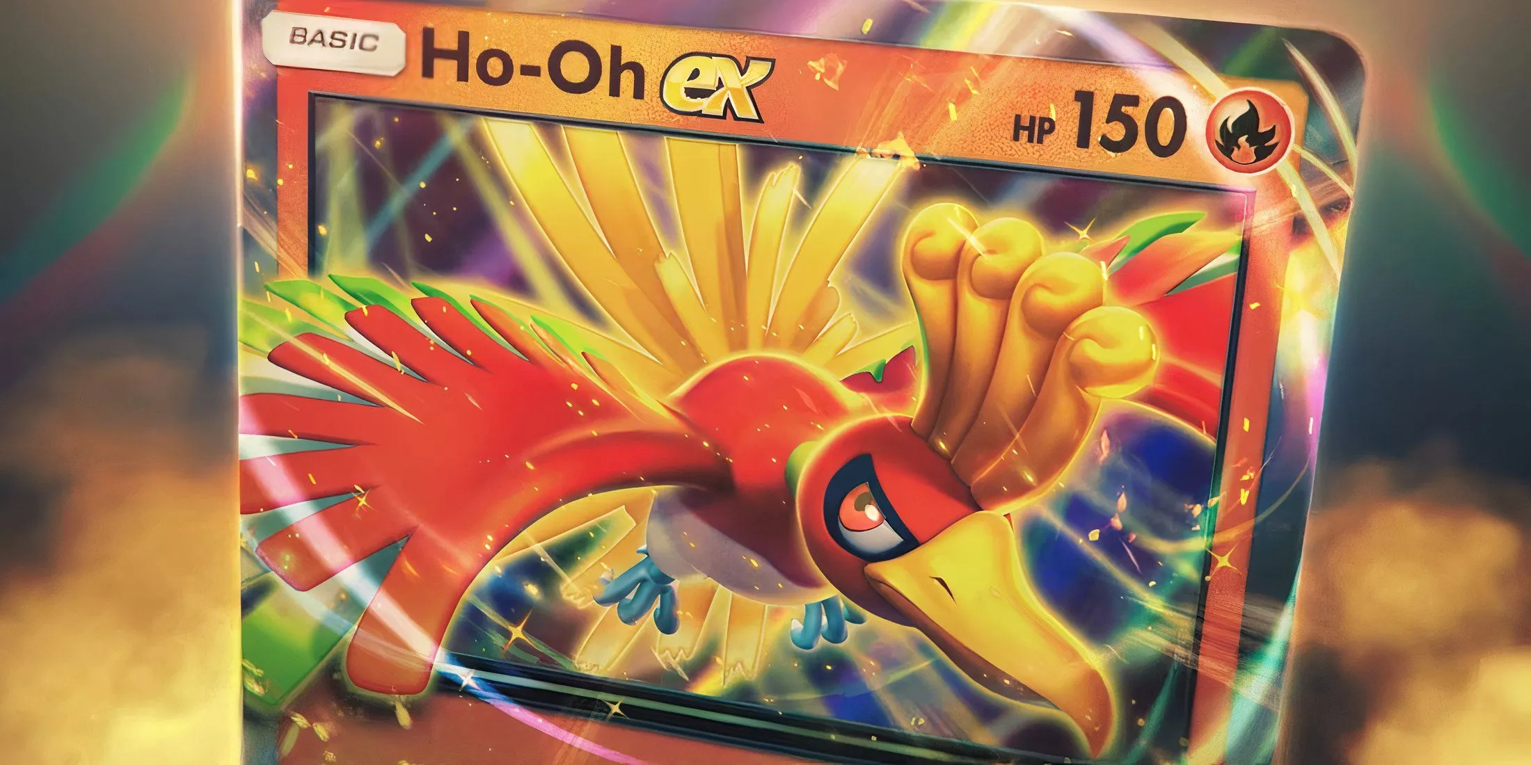 Hình ảnh quảng bá sự kiện cập nhật Wisdom of Sea and Sky vào 30/7, với tâm điểm là Ho-Oh EX, trong Pokemon TCG Pocket.