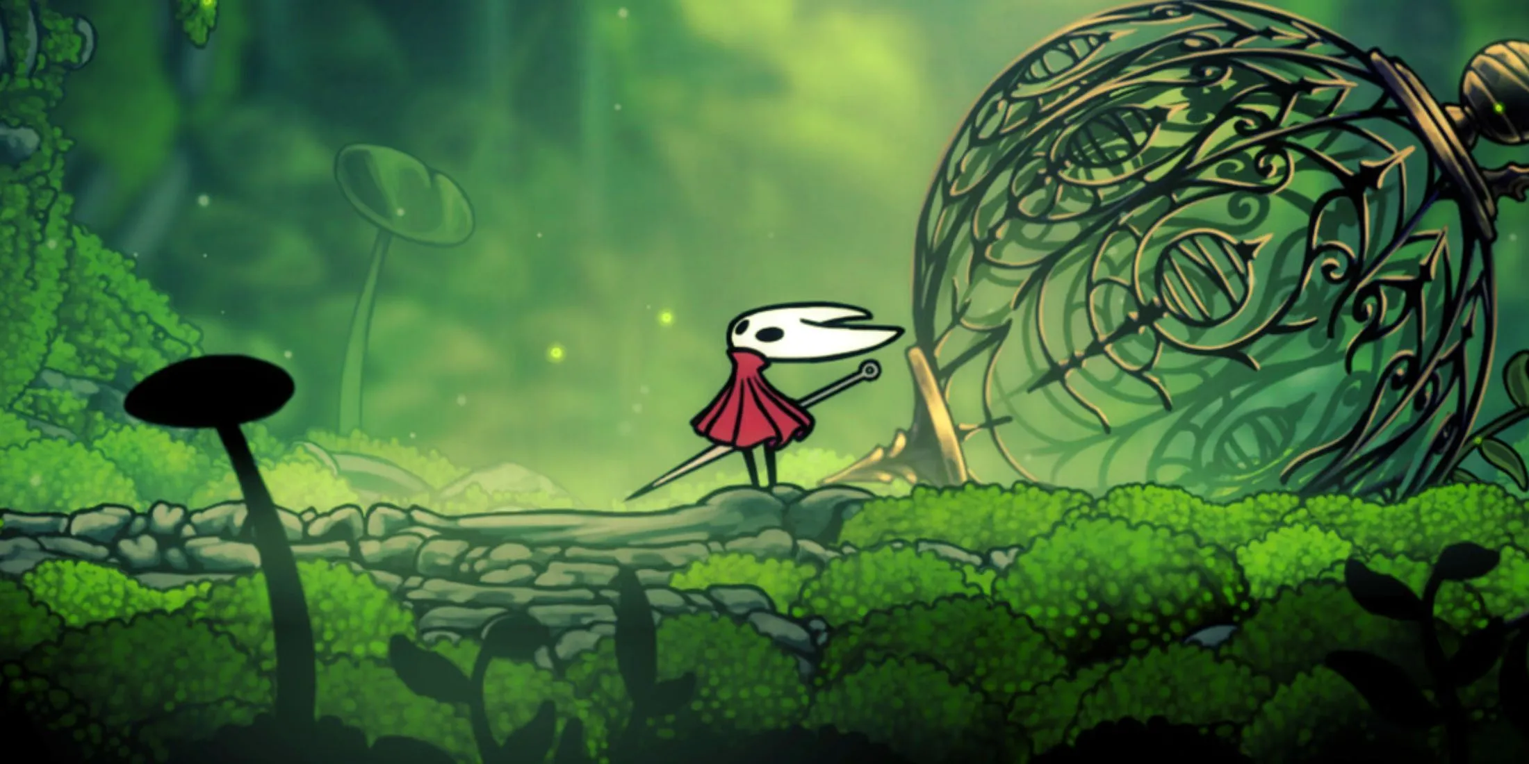 Hornet trong Hollow Knight Silksong với biểu cảm mong đợi, tượng trưng cho ngày phát hành game