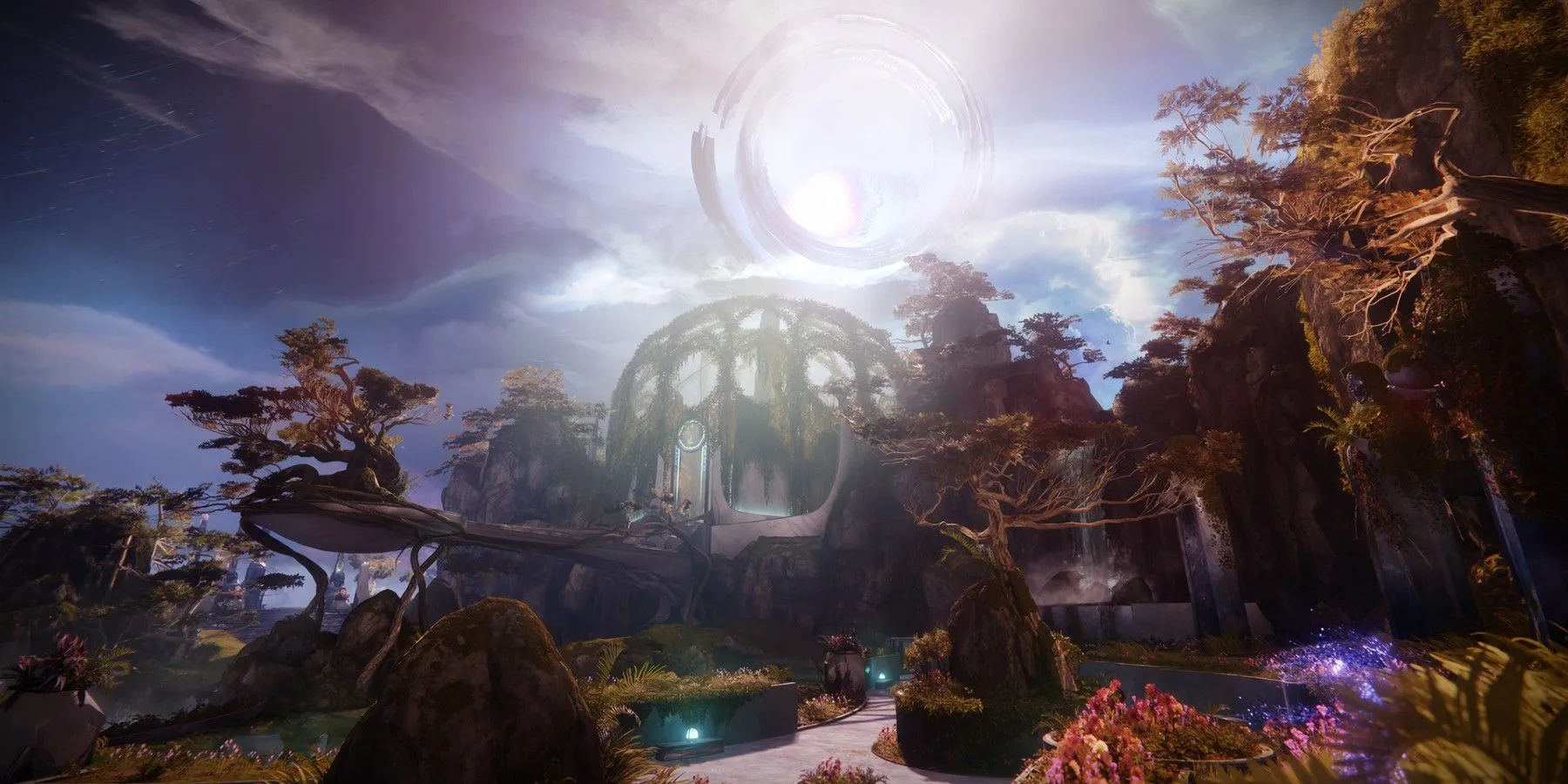 Phong cảnh huyền ảo của Dreaming City, một vùng đất bị nguyền rủa trong Destiny 2
