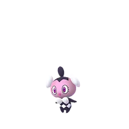 Pokemon Gothita màu đen và trắng trên Pokemon GO, phiên bản thường