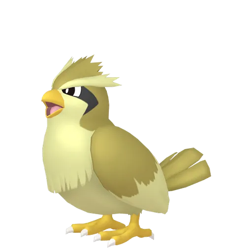Pokemon Pidgey hệ bay màu vàng kim, phiên bản shiny trên Pokemon GO